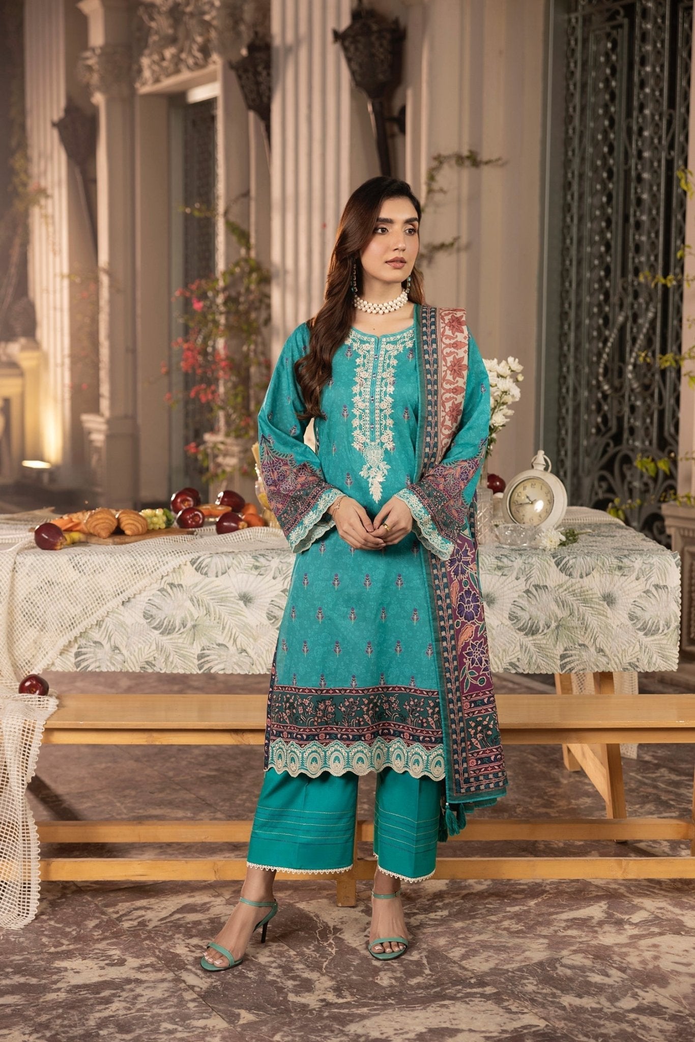 AR - 0131 | Komal Embroidery Lawn By Lakhany - Rabbani Cloth House