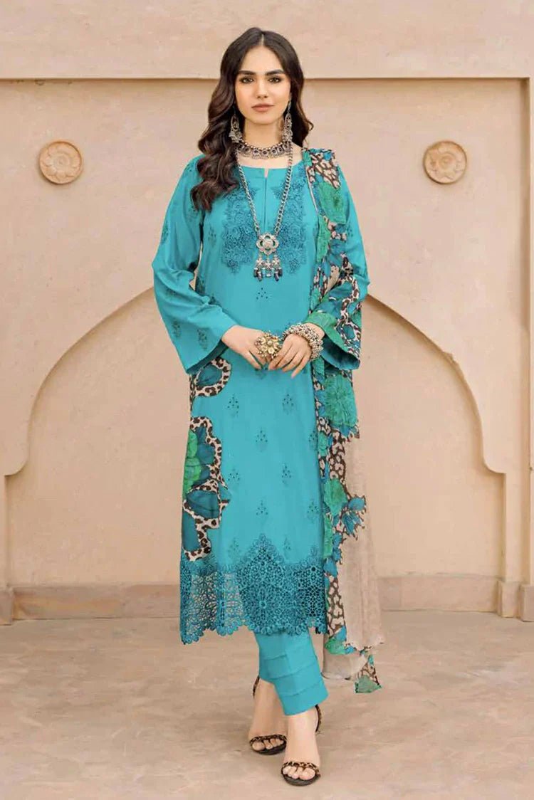CAD5 - 04 - Volume 01 – Andaaz Embroidered Lawn By Charizma - Rabbani Cloth House