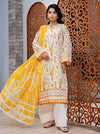 D 04 - Nureh by Fantak Printed Slub Lawn Collection - Rabbani Cloth House