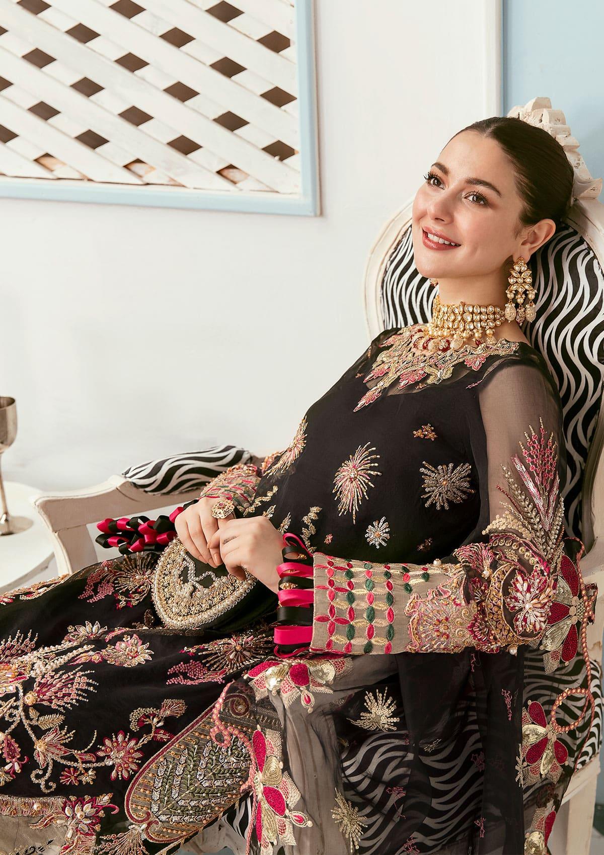 ECC - 08 Black Diamond - Celebration Luxury Handwork '22 By Elaf - Rabbani Cloth House