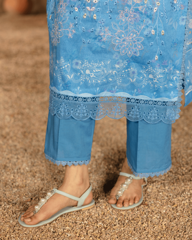 Elina - Rangkaari 3pc Lawn Digital Print Embroidered