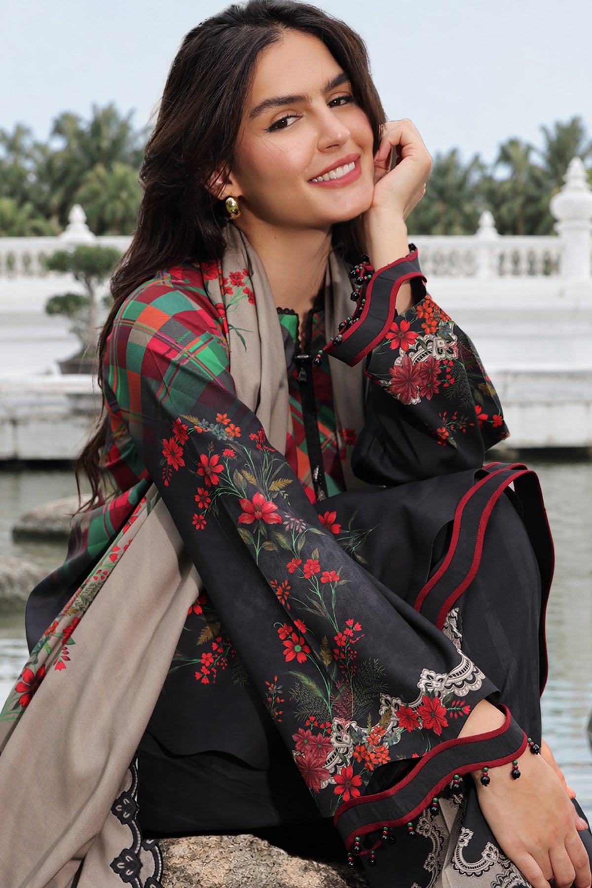 CPW6-09 | C Print Unstitched Linen Collection VII By Charizma