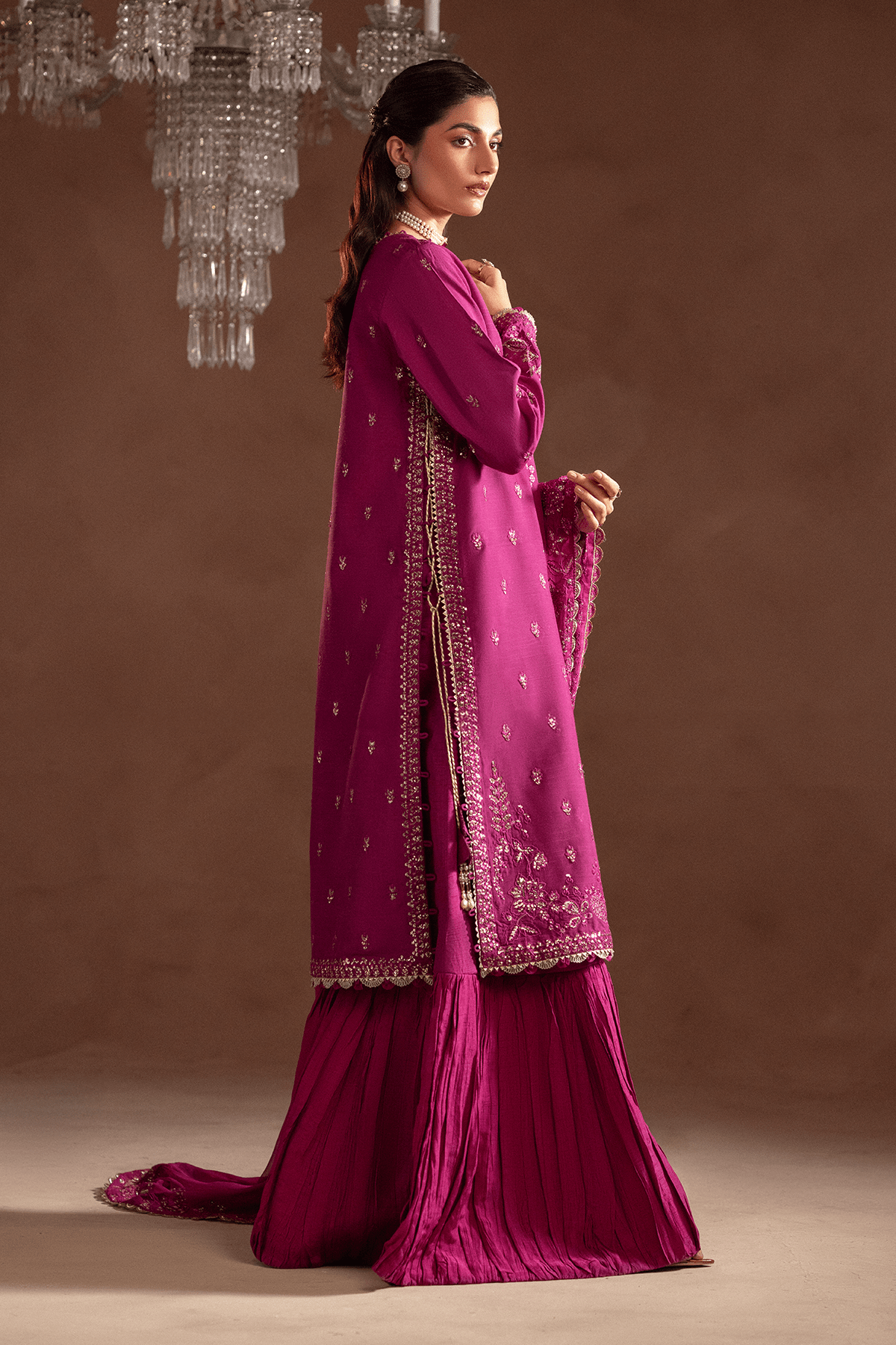 Fiora - Selene Unstitched Raw Silk By Emaan Adeel - Rabbani Cloth House