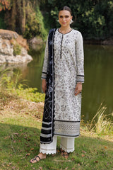 FIorella - 07 | Luxury Unstitched | Embroidered Lawn '25 By Xenia - Rabbani Cloth House