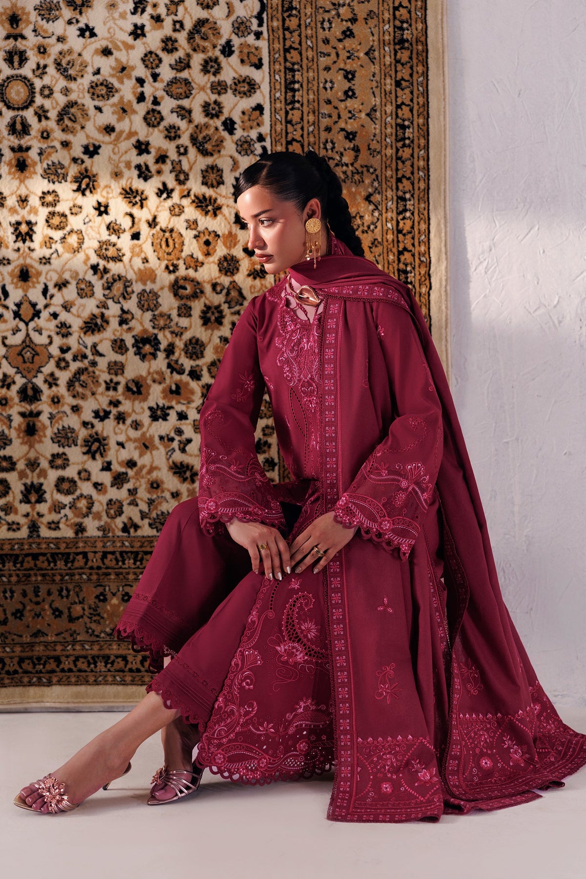 QLW-02 Aleena | Qline Linen '26 Qalamkar