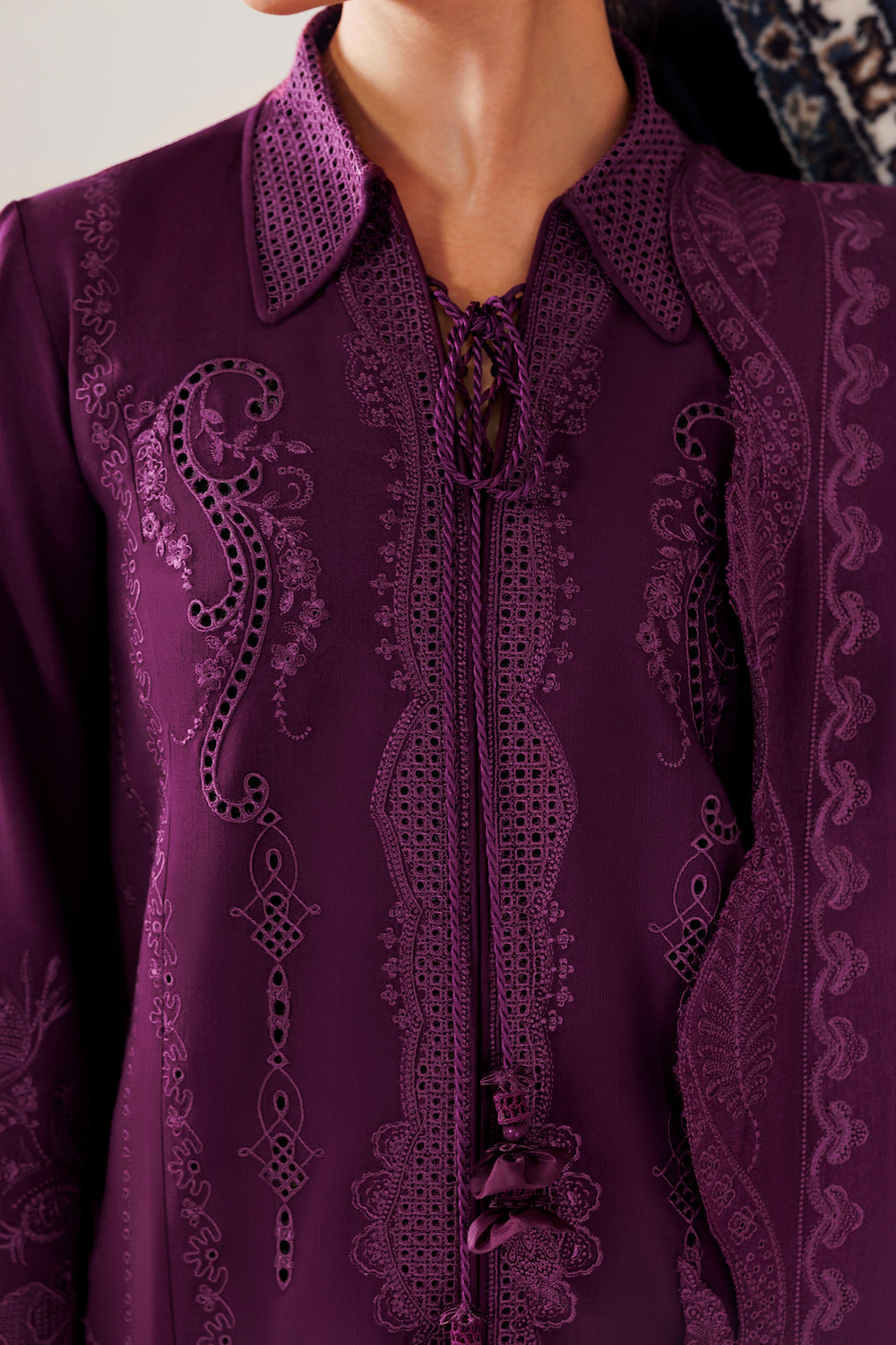QLW-07 Maheen | Qline Linen '26 Qalamkar