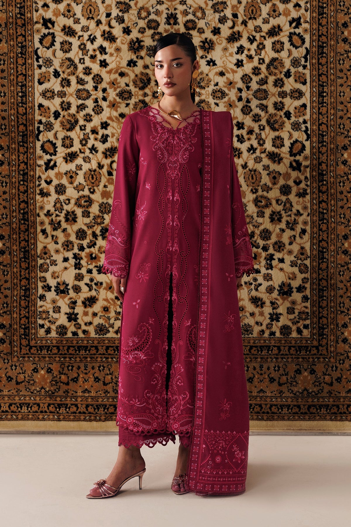 QLW-02 Aleena | Qline Linen '26 Qalamkar