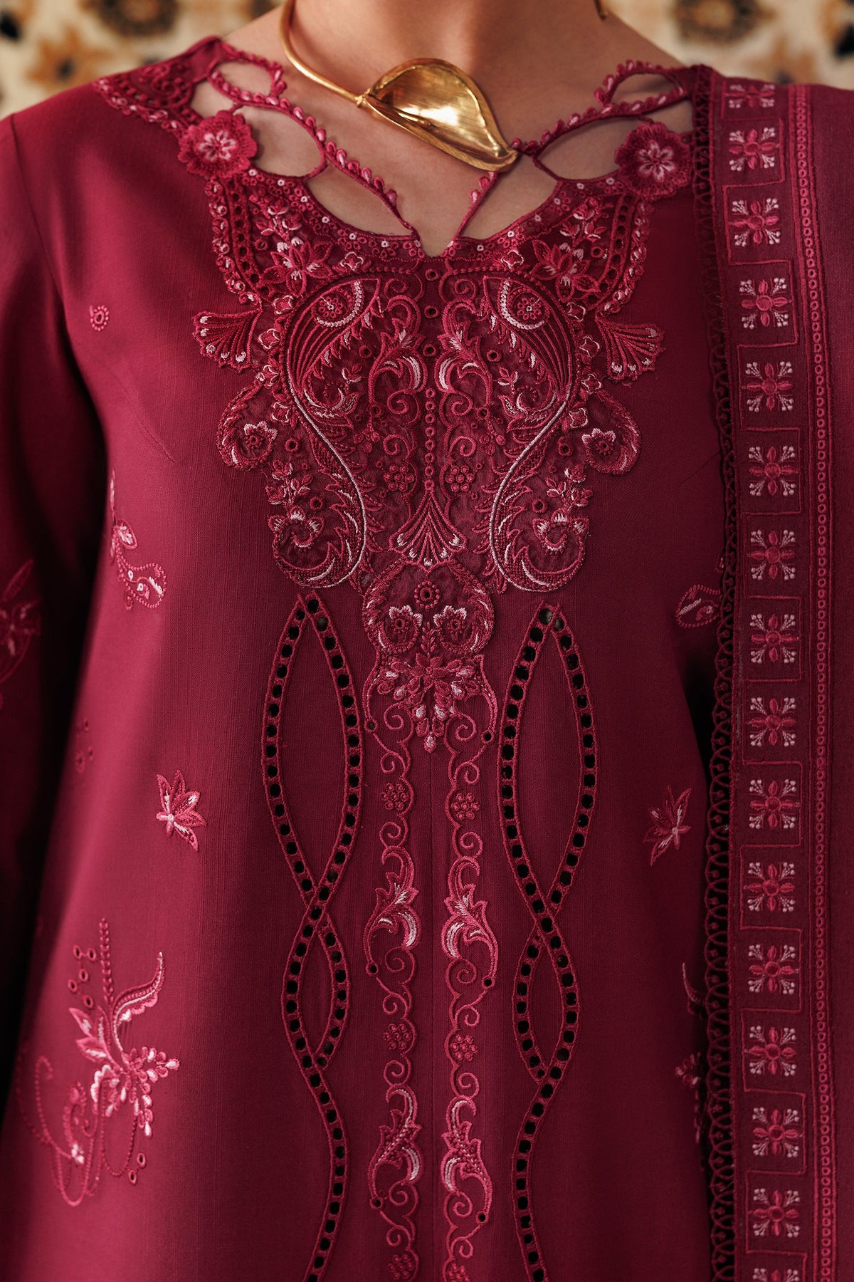 QLW-02 Aleena | Qline Linen '26 Qalamkar