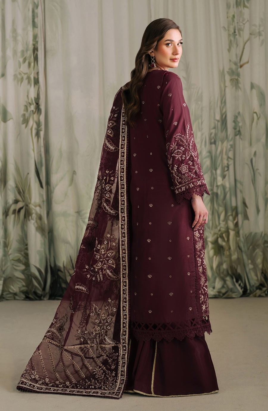 Liana | RW - 04 | Raw Silk Unstitched By Zarif - Rabbani Cloth House