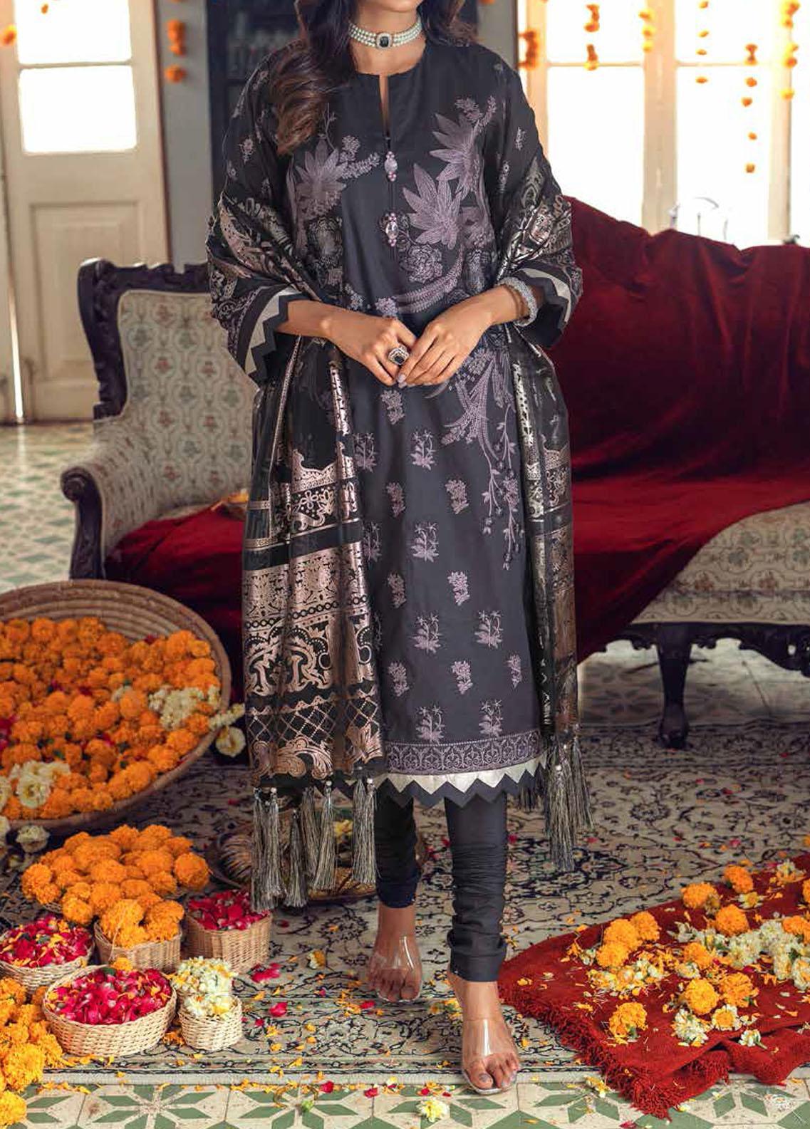 Singhar Lawn– WK - 1025 - AUT by Salitex - Rabbani Cloth House