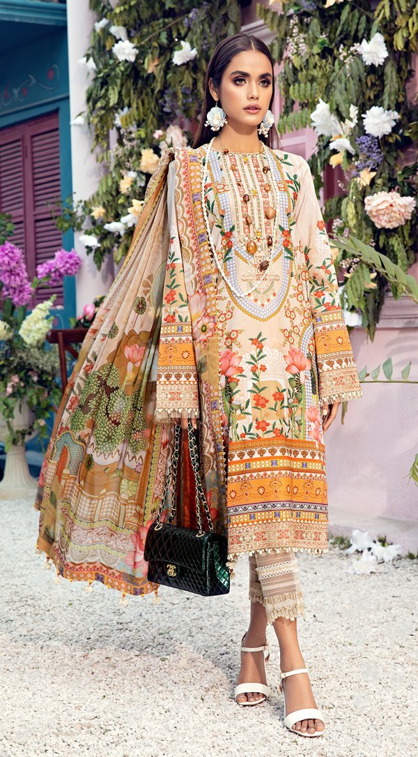 Trica Lawn 08 - A VL21 By Anaya - Rabbani Cloth House