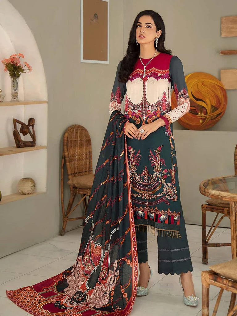 Voil Jacquard – 9A Vol 22 by Raj Bari - Rabbani Cloth House