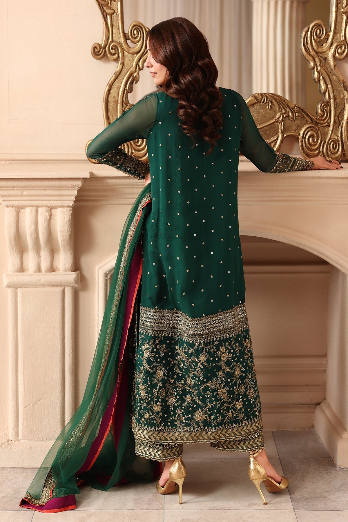DJW6-07 | Dastan-E-Jashan Chiffon Embroidered By Charizma