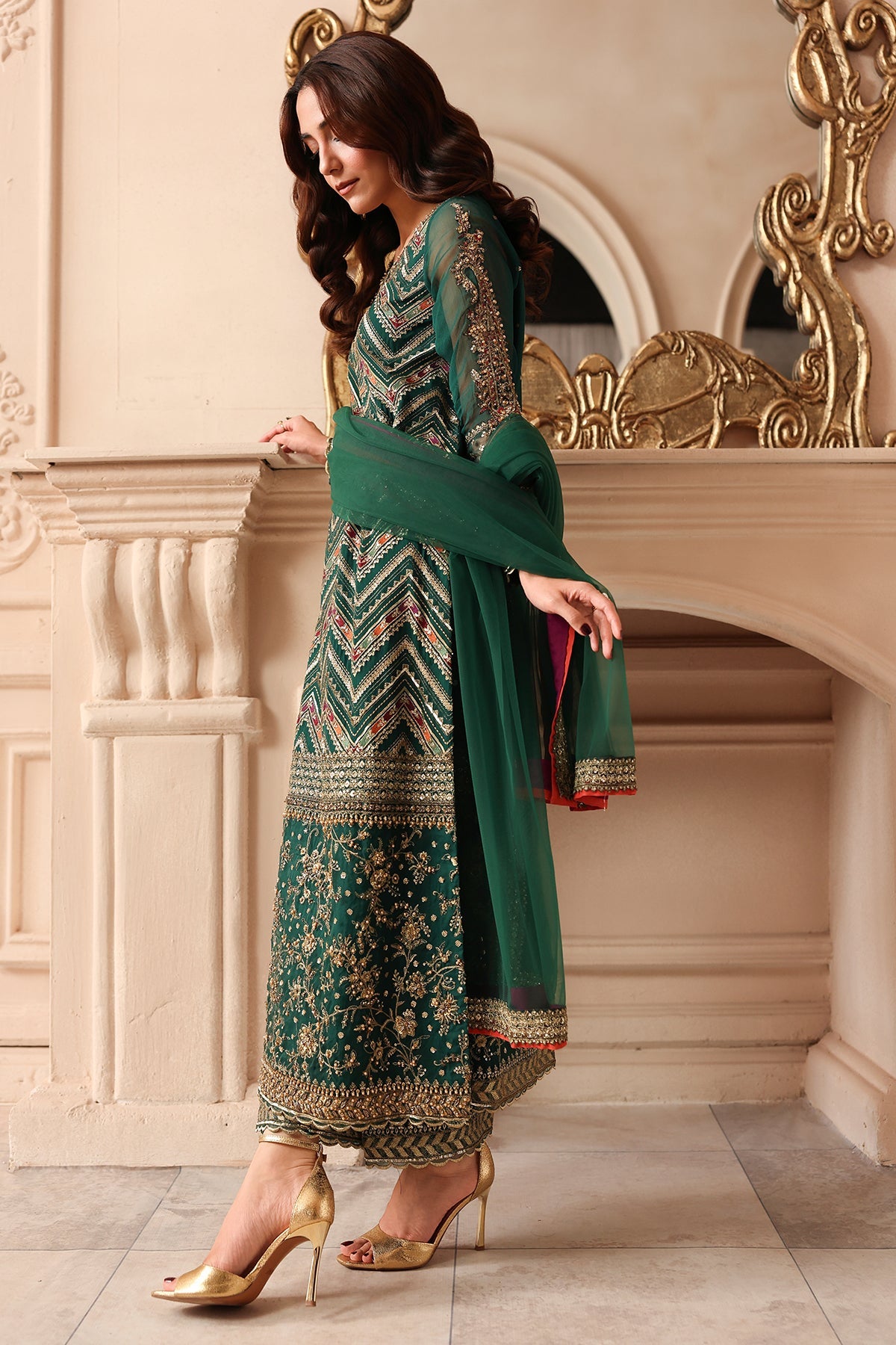 DJW6-07 | Dastan-E-Jashan Chiffon Embroidered By Charizma
