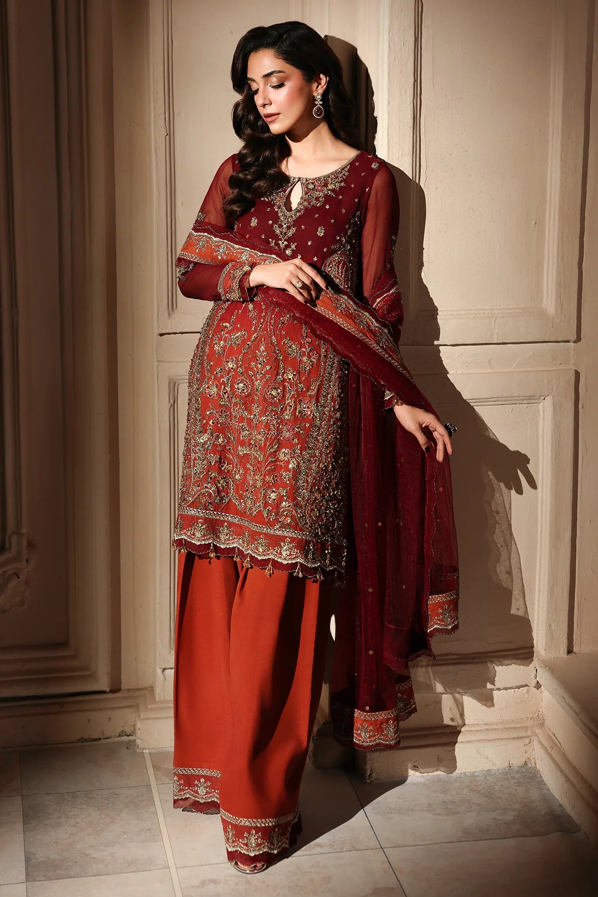 DJW6-08 | Dastan-E-Jashan Chiffon Embroidered By Charizma