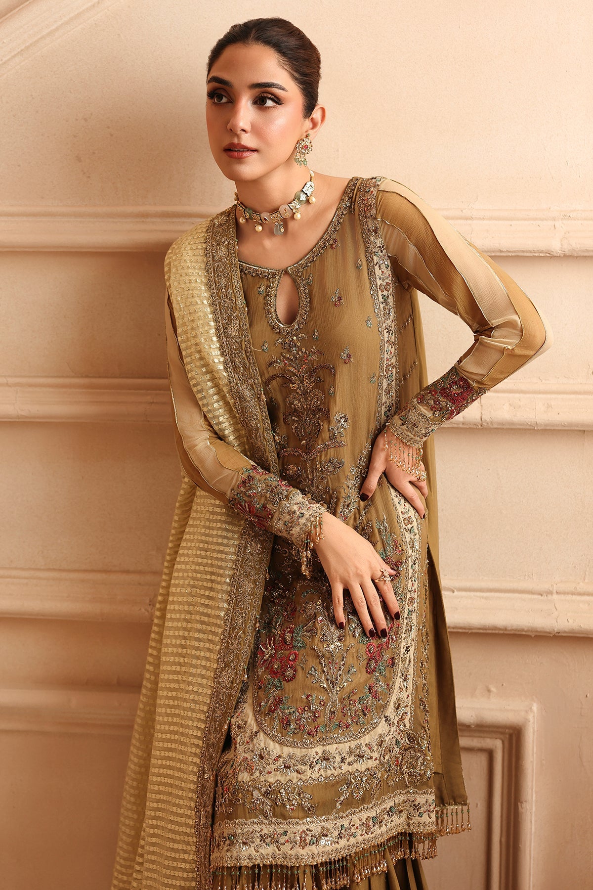 DJW6-06 | Dastan-E-Jashan Chiffon Embroidered By Charizma