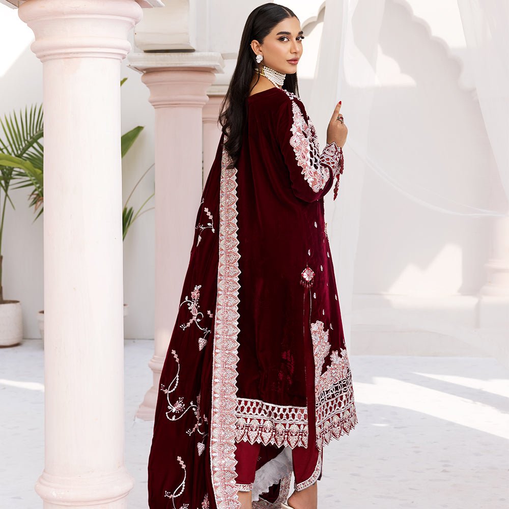 ZAM - 06 | Andaz E Makhmal Velvet Collection By Zebtan - Rabbani Cloth House