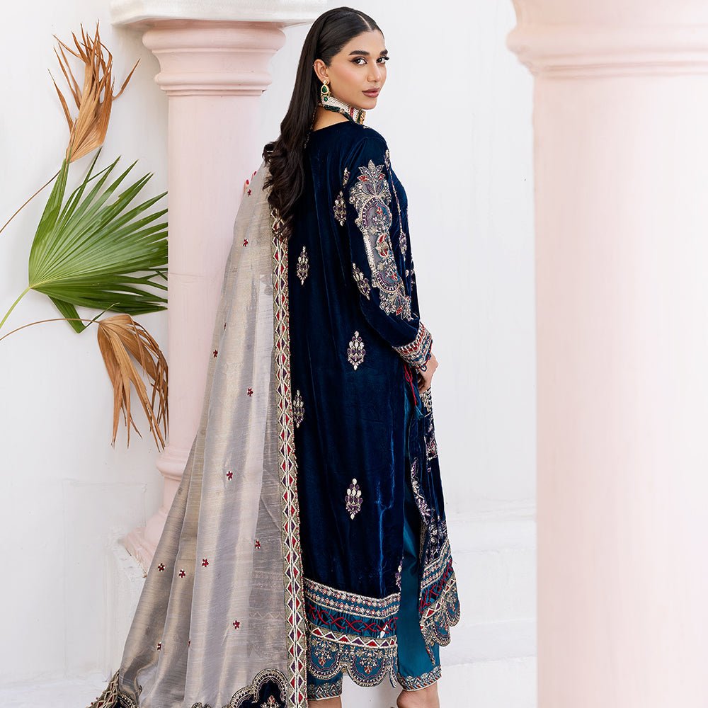 ZAM - 12 | Andaz E Makhmal Velvet Collection By Zebtan - Rabbani Cloth House