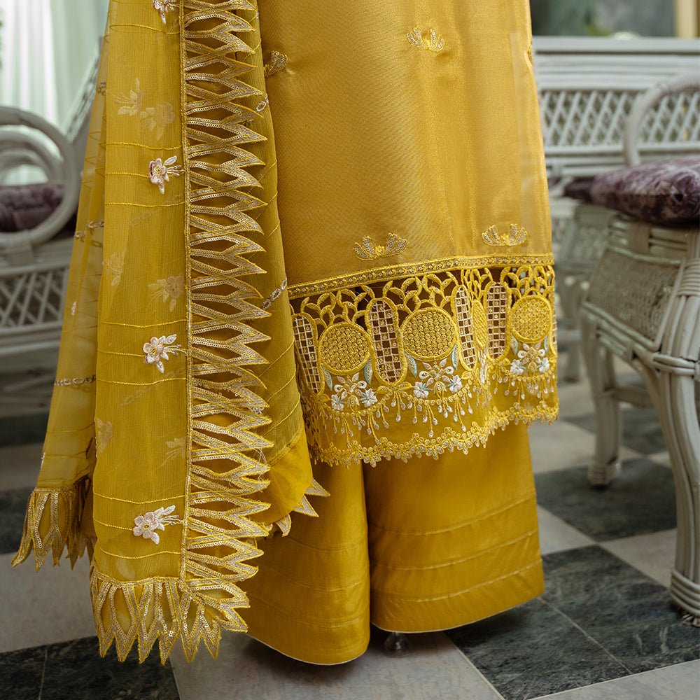 ZM - 08 | Mahroosh Unstitched Chiffon '25 By Zebtan - Rabbani Cloth House