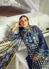 Zoha – Luxury Lawn – AJLL – 22 – 01 By Ansab Jahangir - Rabbani Cloth House