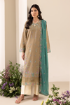 D# - 03 | Embroidered Chiffon Dopatta By Rajbari