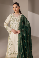 D# - 05 | Embroidered Chiffon Dopatta By Rajbari