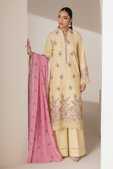 D# - 09 | Embroidered Chiffon Dopatta By Rajbari