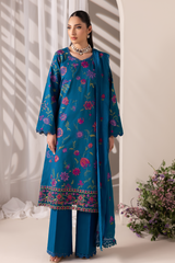 D# - 11 | Embroidered Chiffon Dopatta By Rajbari