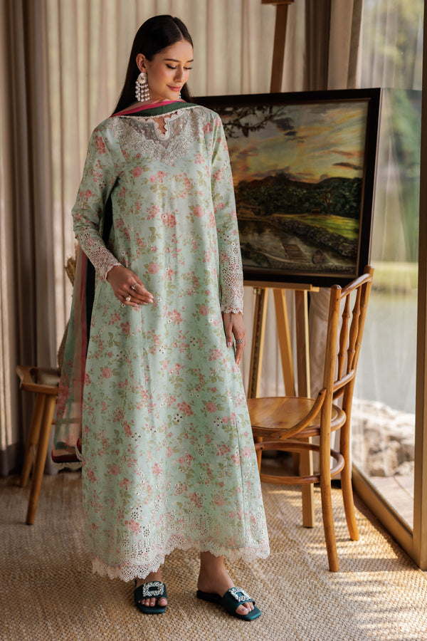 Barrie - 02 | Luxury Unstitched | Embroidered Lawn '25 By Xenia