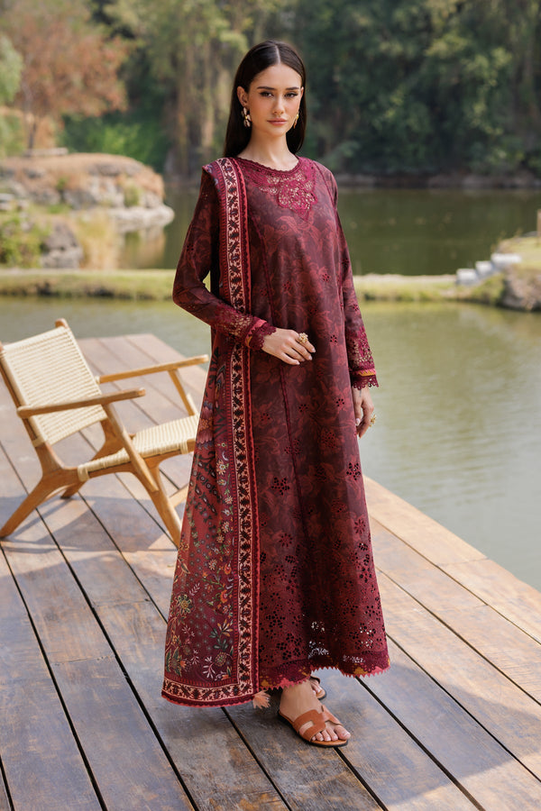 Reem - 04 | Luxury Unstitched | Embroidered Lawn '25 By Xenia
