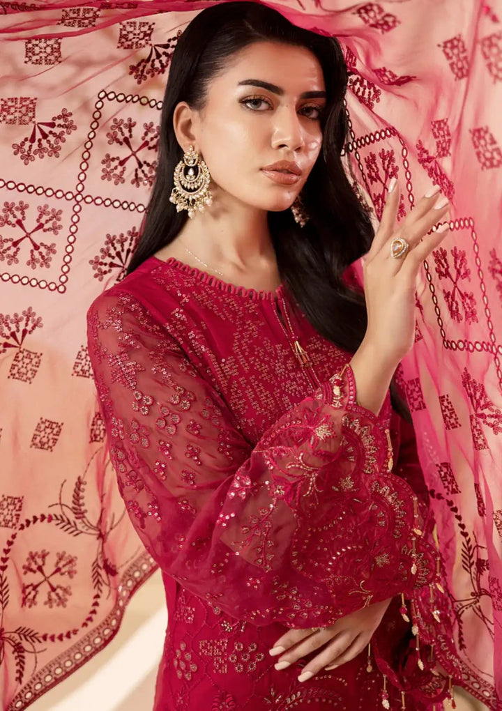 01 Bloom - Pareesa Premium Luxury Chiffon By Lavish Premium - Rabbani Cloth House