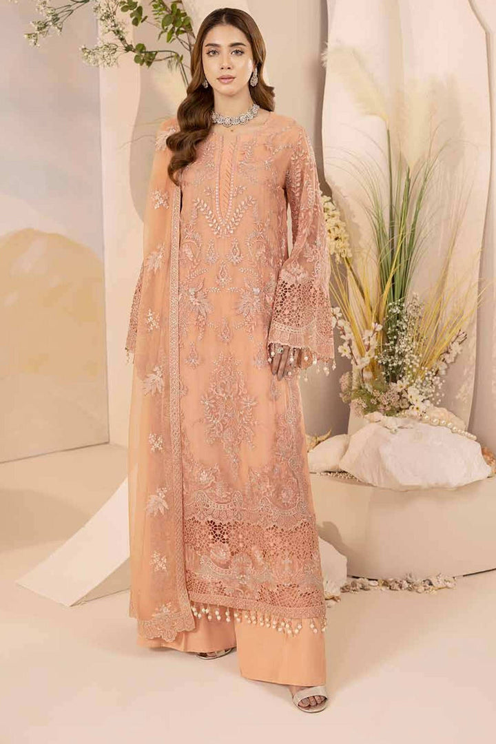 02 Begonia - Pareesa Premium Luxury Chiffon By Lavish Premium - Rabbani Cloth House