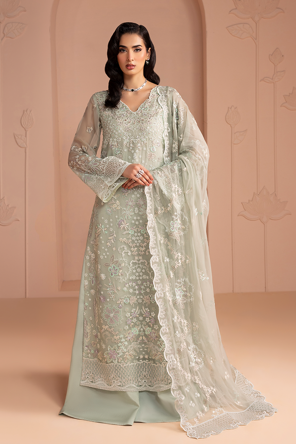 Mint Whisper - Lavish Premium Chiffon Collection