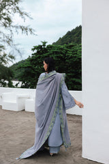 13 - SAAHIL | Qline Unstitched Linen By Qalamkar