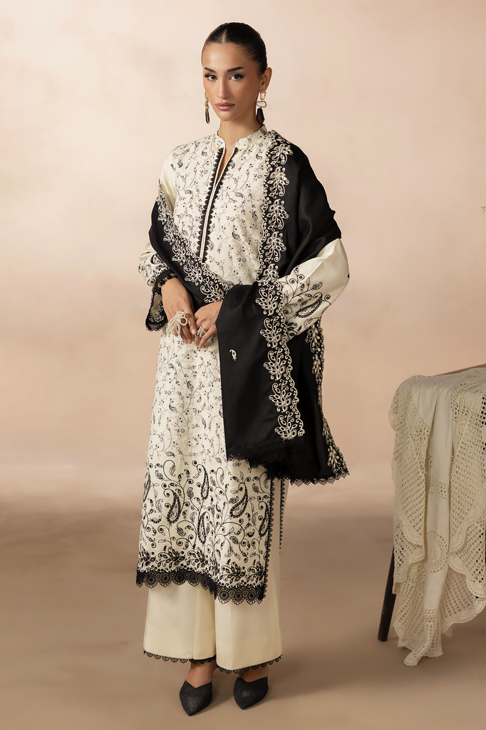 D# - 01 | Serene Premium Viscose Chikankari By Rajbari