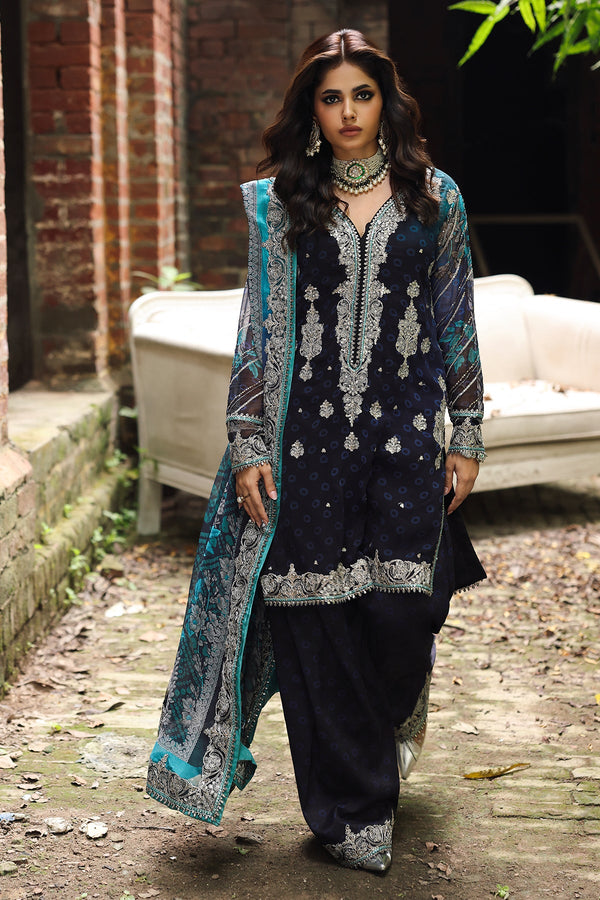 D# - 32 | Vasal Unstitched Chiffon By Charizma