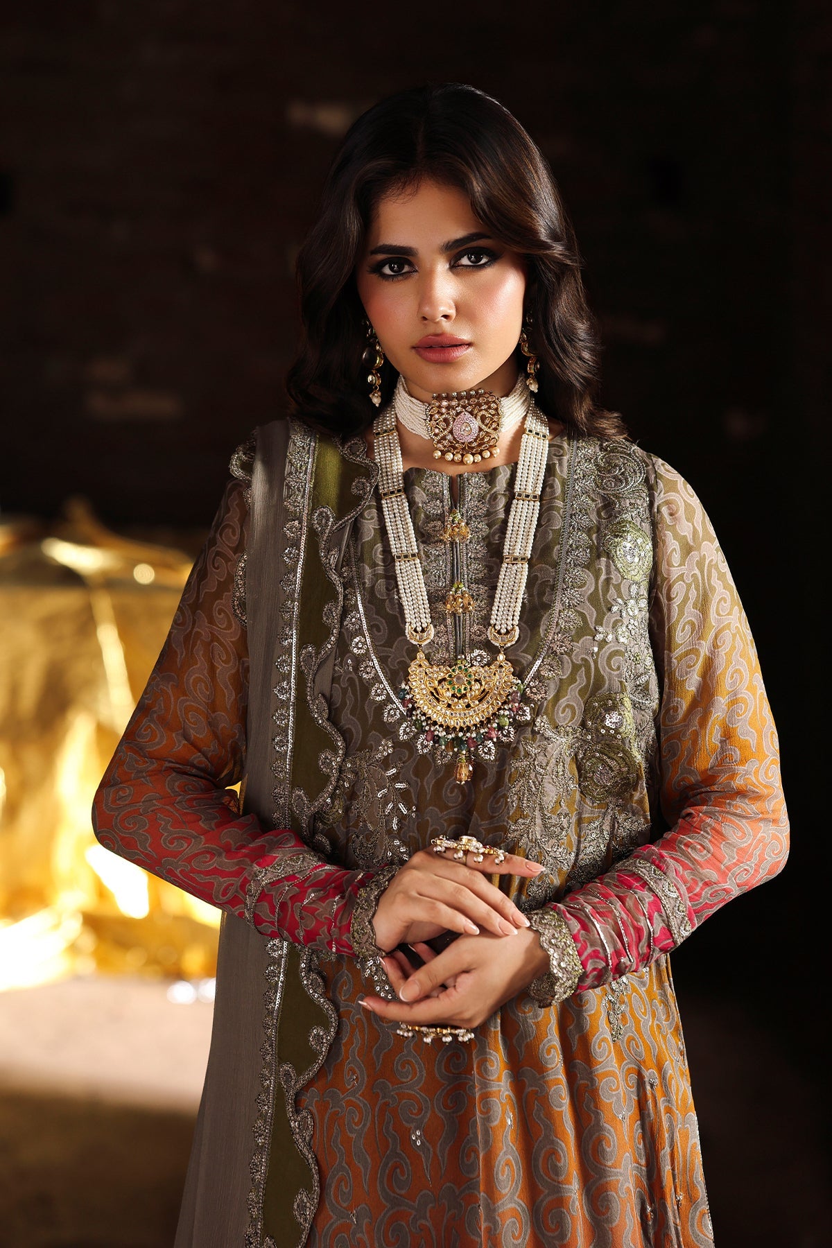 D# - 37 | Vasal Unstitched Chiffon By Charizma
