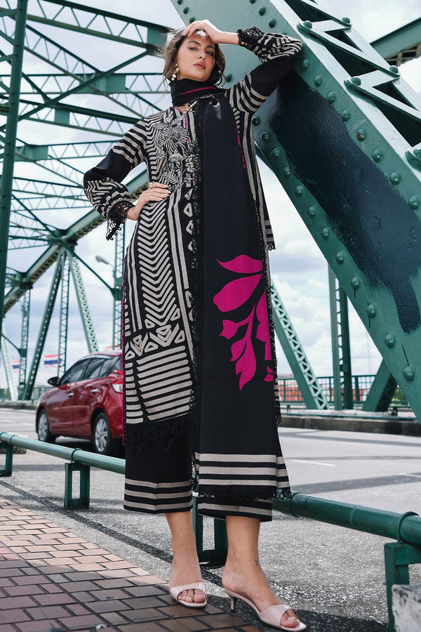 CCW6-01 | Combination Unstitched Linen Collection By Charizma