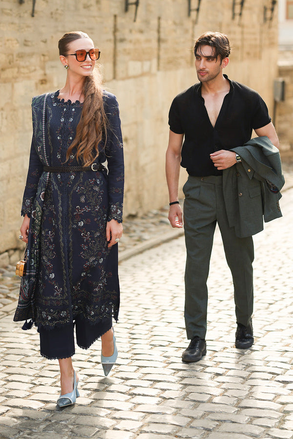 Americano - Carnation Luxury Shawl Edit '25 By Rangrasiya