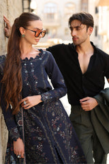 Americano - Carnation Luxury Shawl Edit '25 By Rangrasiya