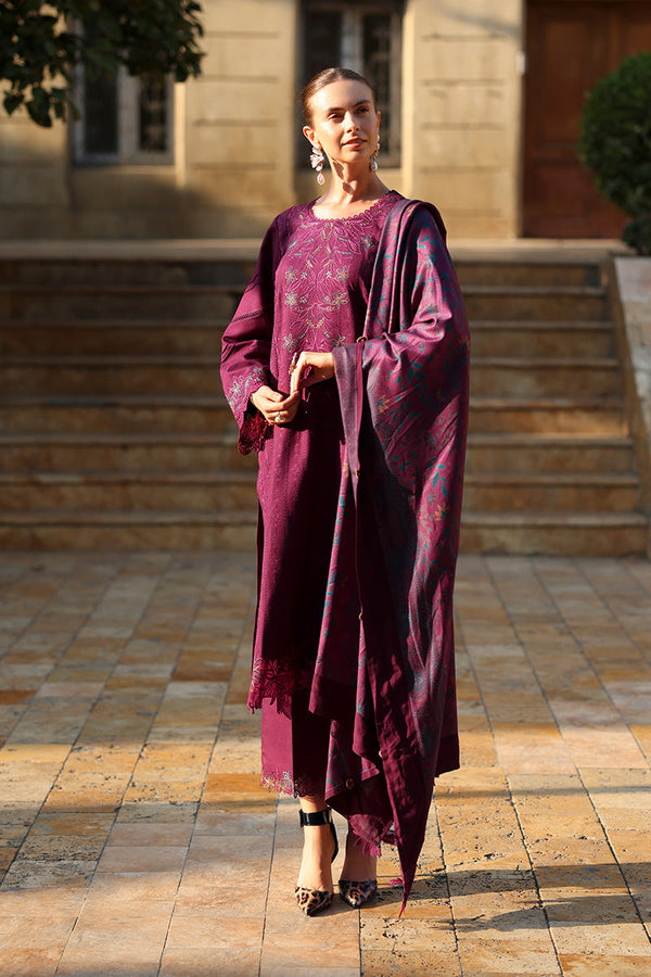 Espresso - Carnation Luxury Shawl Edit '25 By Rangrasiya