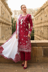 Rose - Carnation Luxury Shawl Edit '25 By Rangrasiya
