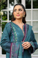 Behnaz | Luxe Silk Unstitched 3PC By Rangrasiya