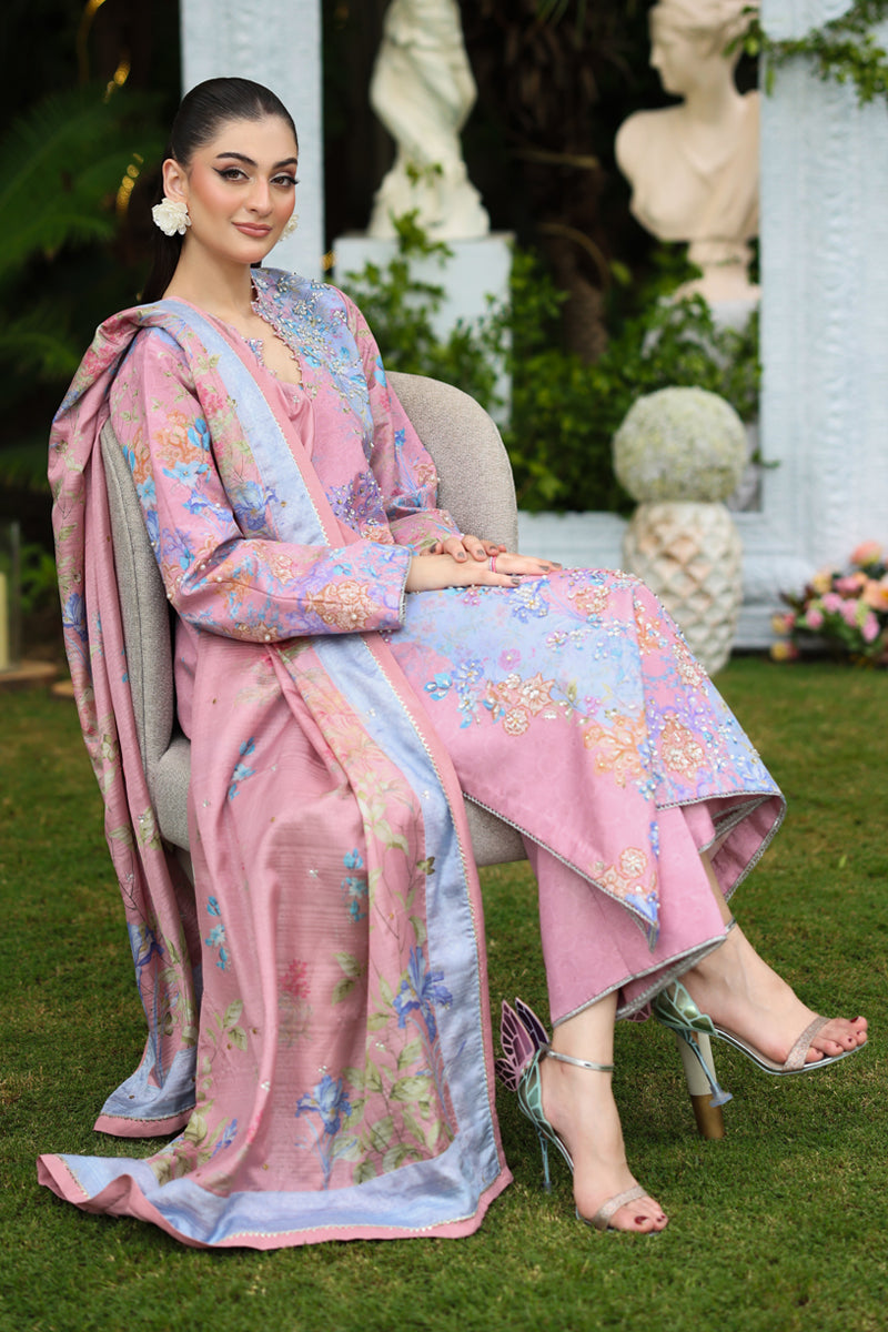 Malisa | Luxe Silk Unstitched 3PC By Rangrasiya