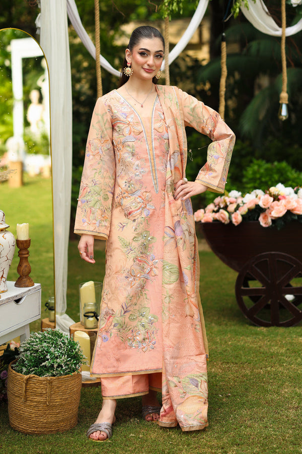 Soha | Luxe Silk Unstitched 3PC By Rangrasiya