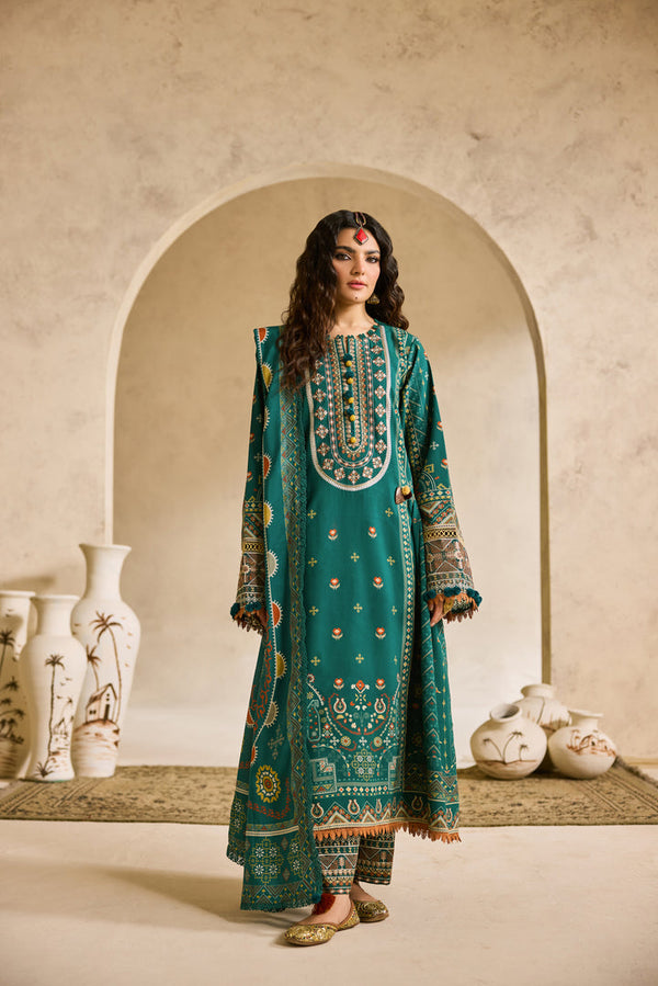 FSW-1B - One Nation Unstitched Winter Collection Zync By Florent