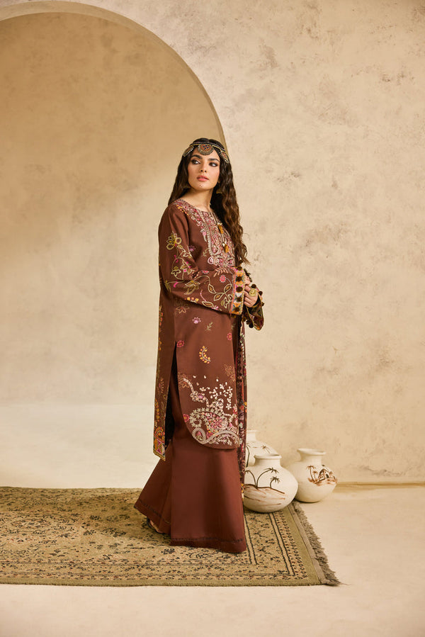 FSW-2B - One Nation Unstitched Winter Collection Zync By Florent