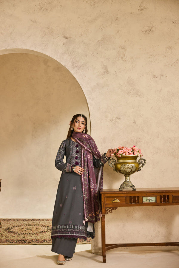 FSW-3A - One Nation Unstitched Winter Collection Zync By Florent