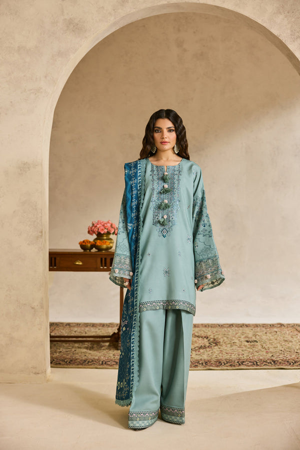 FSW-3B - One Nation Unstitched Winter Collection Zync By Florent