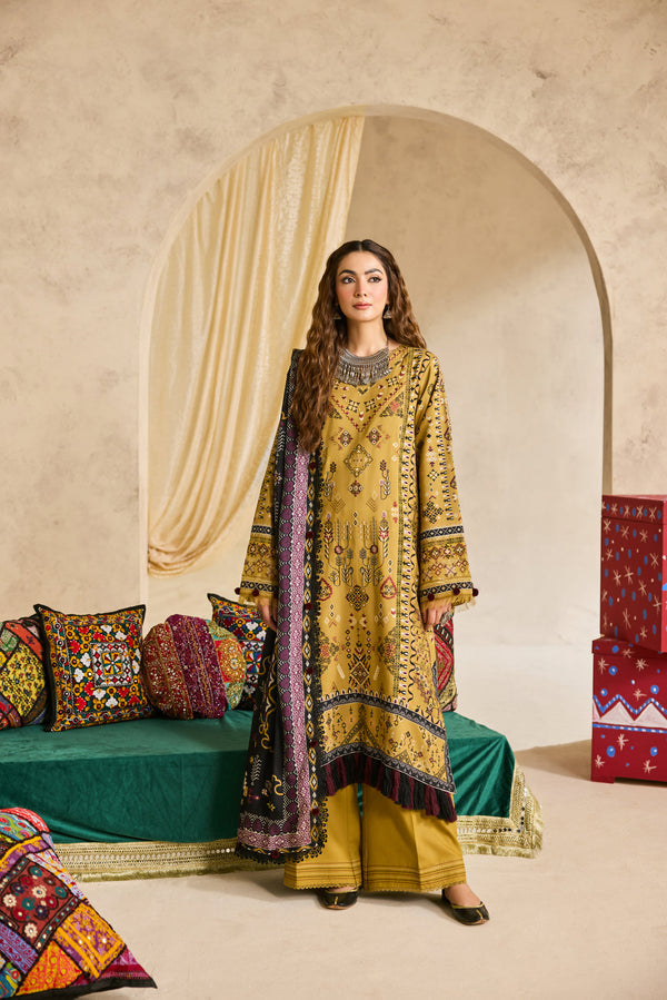 FSW-5A - One Nation Unstitched Winter Collection Zync By Florent